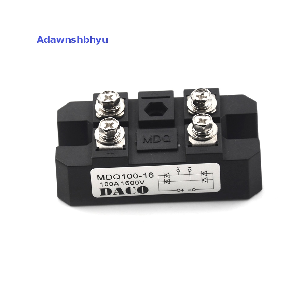 Adhyu MDQ 100A Amp 1600V Volt Single 1phase Diode Metal Case Bridge Rectifier TS ID