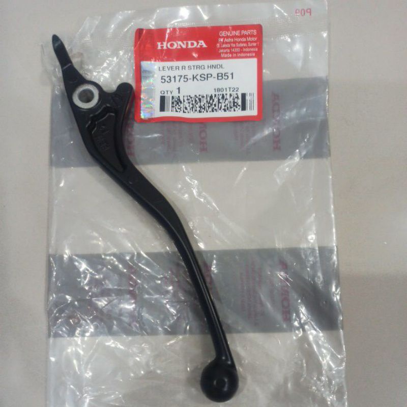 HANDLE REM KANAN ORIGINAL MEGA PRO NEW CB 150R SONIC NEW FERZA 53175-KSP-B51 ASLI HONDA GENUINE PARTS