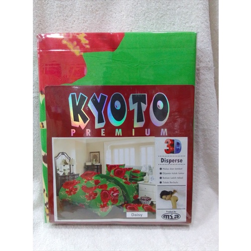 Sprei Kyoto Ukuran 180x200 / Sprei Kyoto Murah / Sprei Murah / Sprei Dewasa / Sprei Motif Bunga