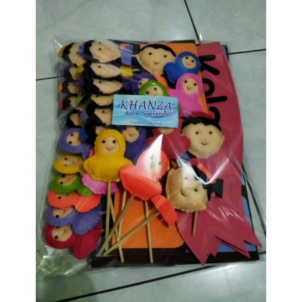 Hiasan Dinding Ruang Kelas Anak Absensi Stik Boneka Jahidahanin