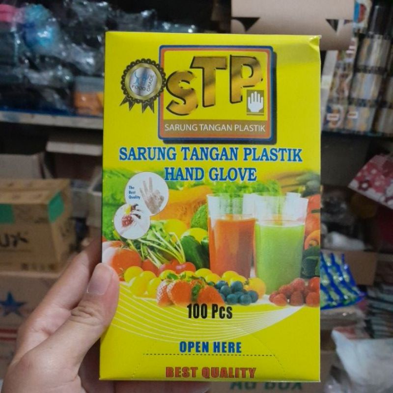 SARUNG TANGAN PLASTIK CLEANY/STP