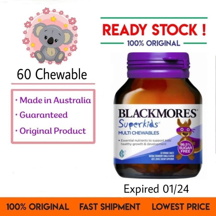 Blackmores Multi Chewable Vitamin for Children Vitamin Anak Aussie