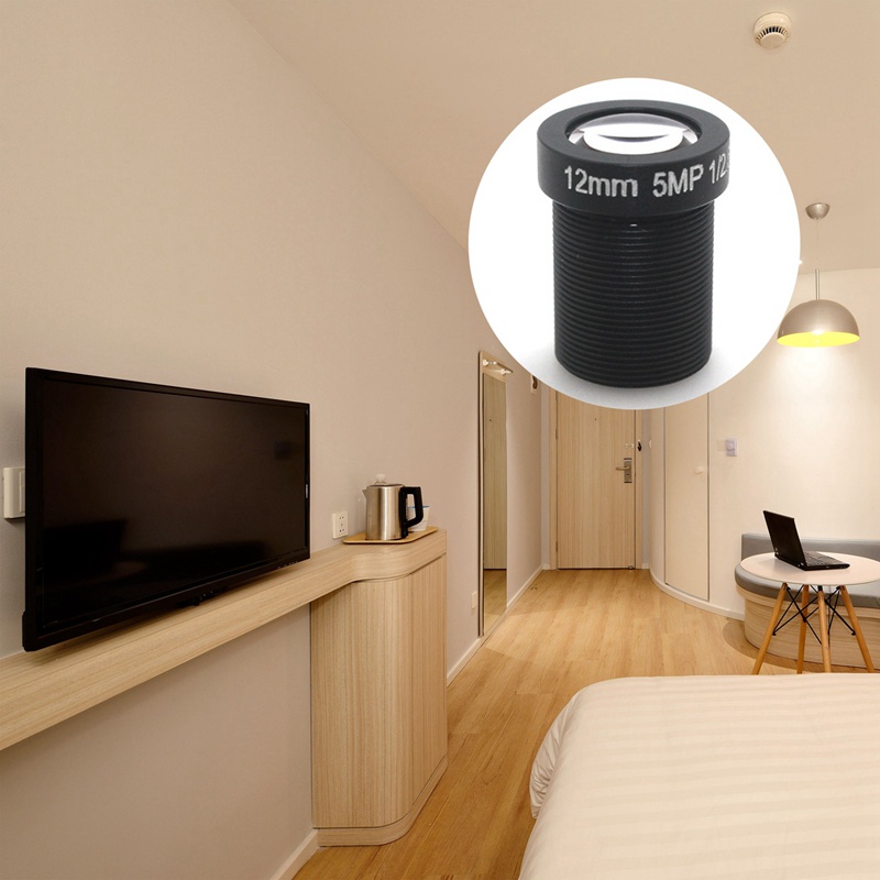 Single Board Camera Lens 12Mm 5Mp HD Network CCTV Lens Camera Accessories