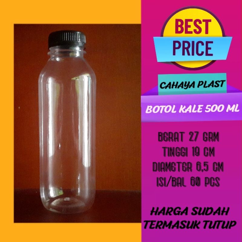 Botol Kale 500Ml-Botol Plastik 500Ml Kale-PACKING KARDUS