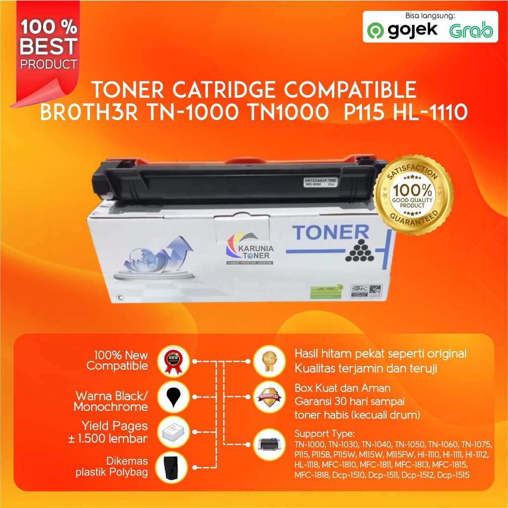 Toner Cartridge Compatible Printer Fuji Xerox P115 P115w M115w M115