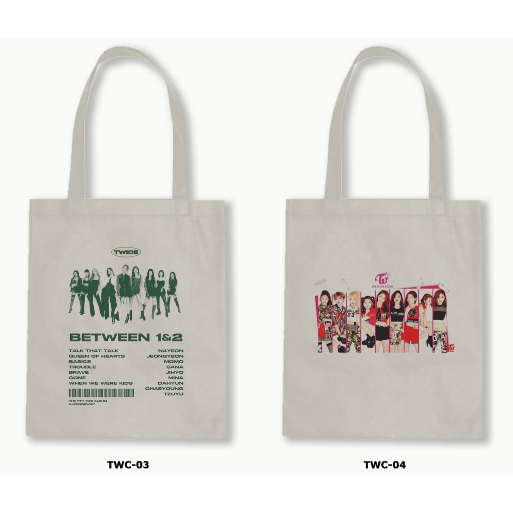 TOTE BAG BLACU - KPOP / TWICE