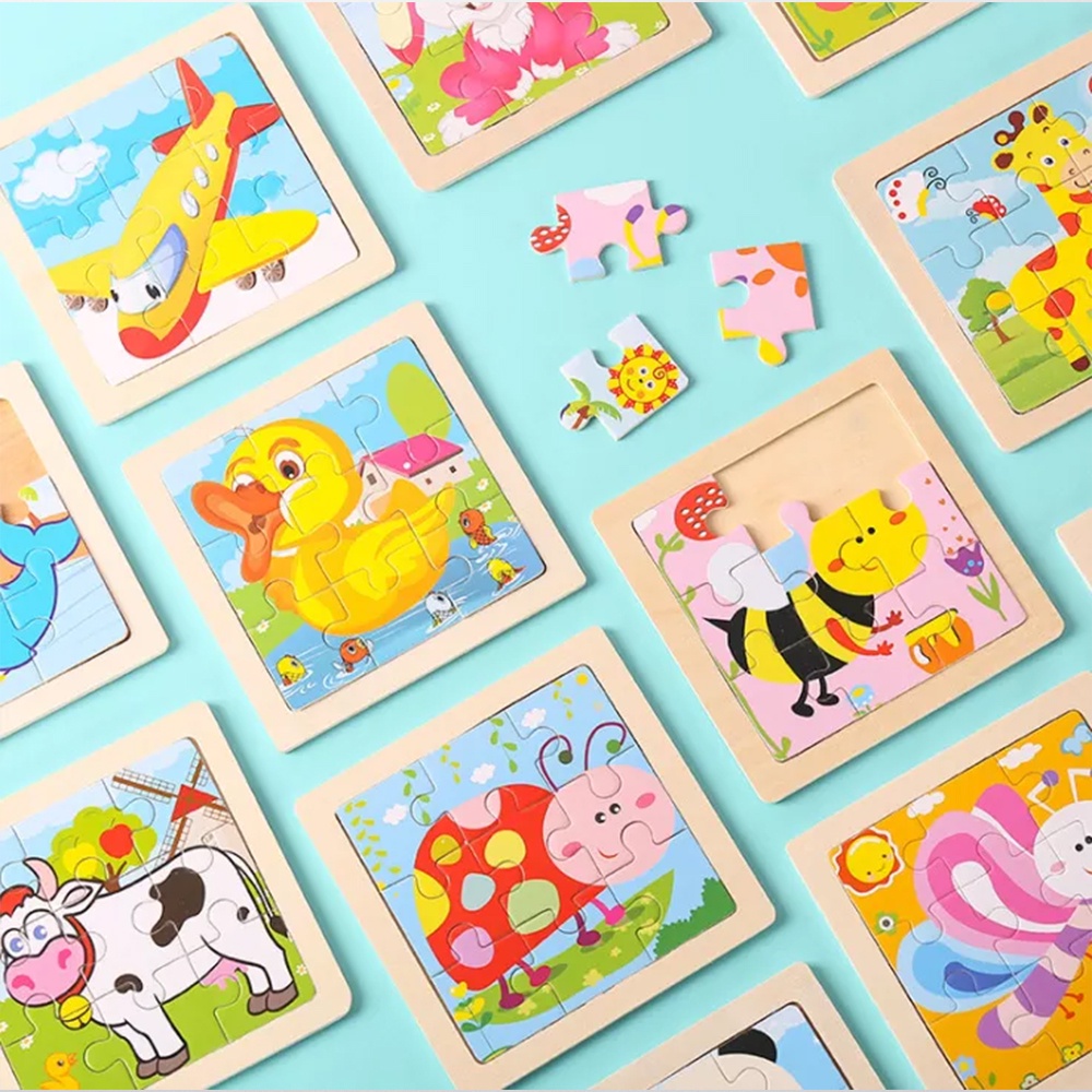 Puzzle Kayu Mainan Anak Edukatif Jigsaw Puzzle