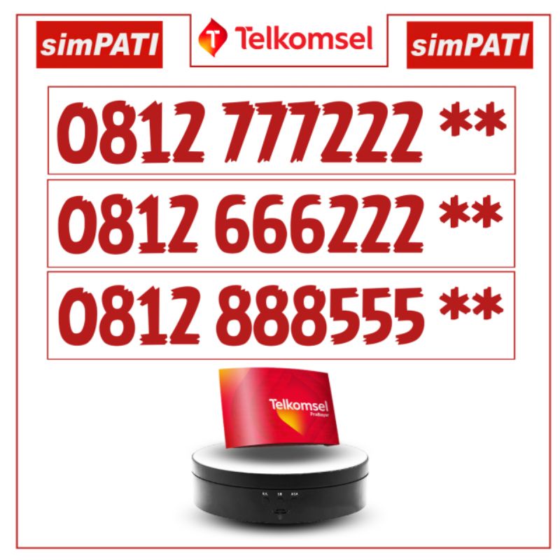 Nomor Cantik Simpati 10 Digit 777 Nomer Simpati Telkomsel 10 Digit 111 222 333 444 555 666 777 888 999