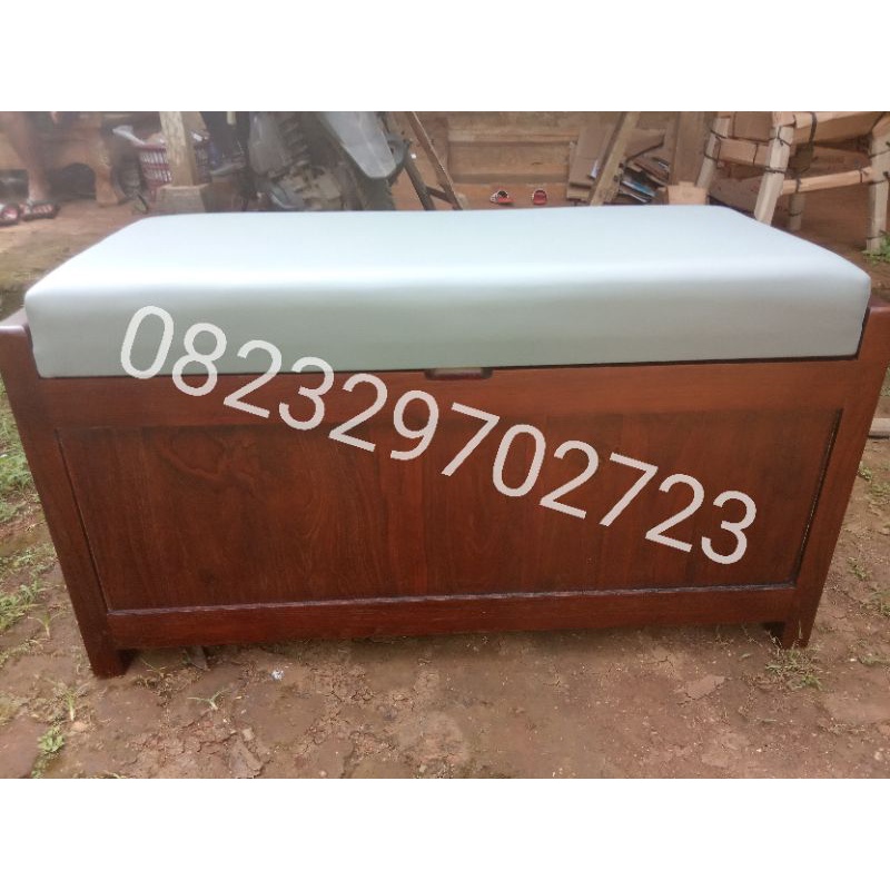 Bangku storage/bangku serbaguna/bangku rak penyimpanan/bench rak sepatu kayu jati