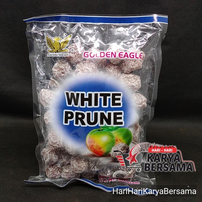 

'+'+'+'+] GOLDEN EAGLE WHITE PRUNE MANISAN BUAH PRUNE PUTIH 500GR