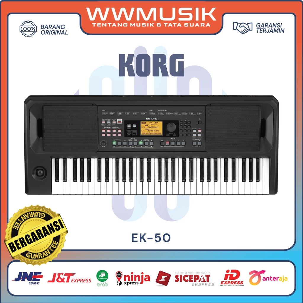 Keyboard Electone KORG EK50 EK-50 EK 50 Entertainment Series Arranger Digital Workstation Organ USB 