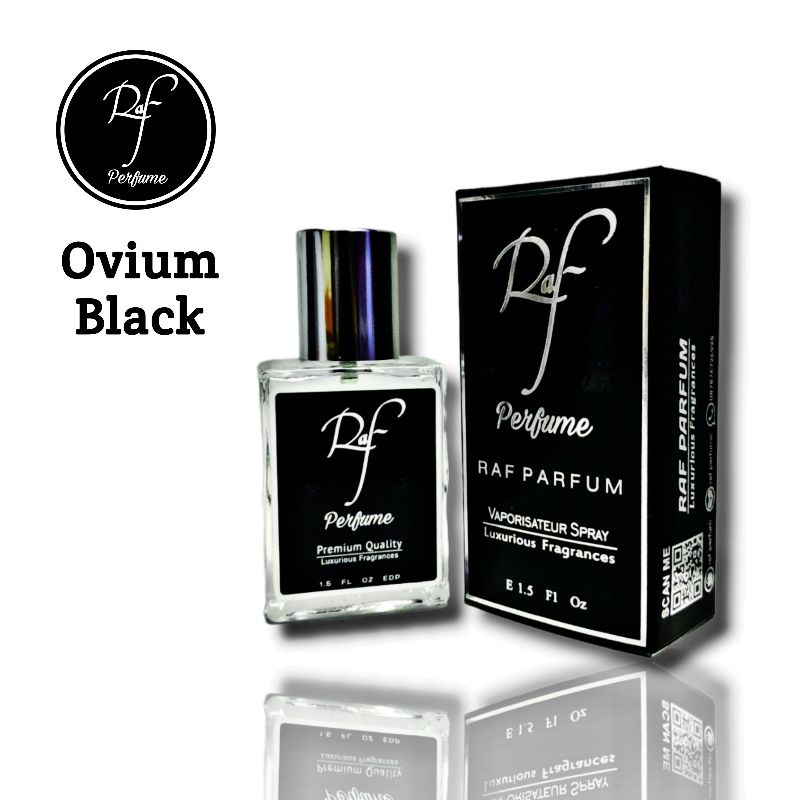 Raf Parfum Ovium Black - Parfum Pria / Cowok - Parfum Premium Wanita / Cewek Tahan Lama Ukuran 35ml,