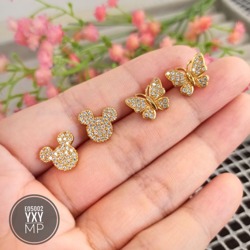 Anting tusuk yaxiya gold E05002