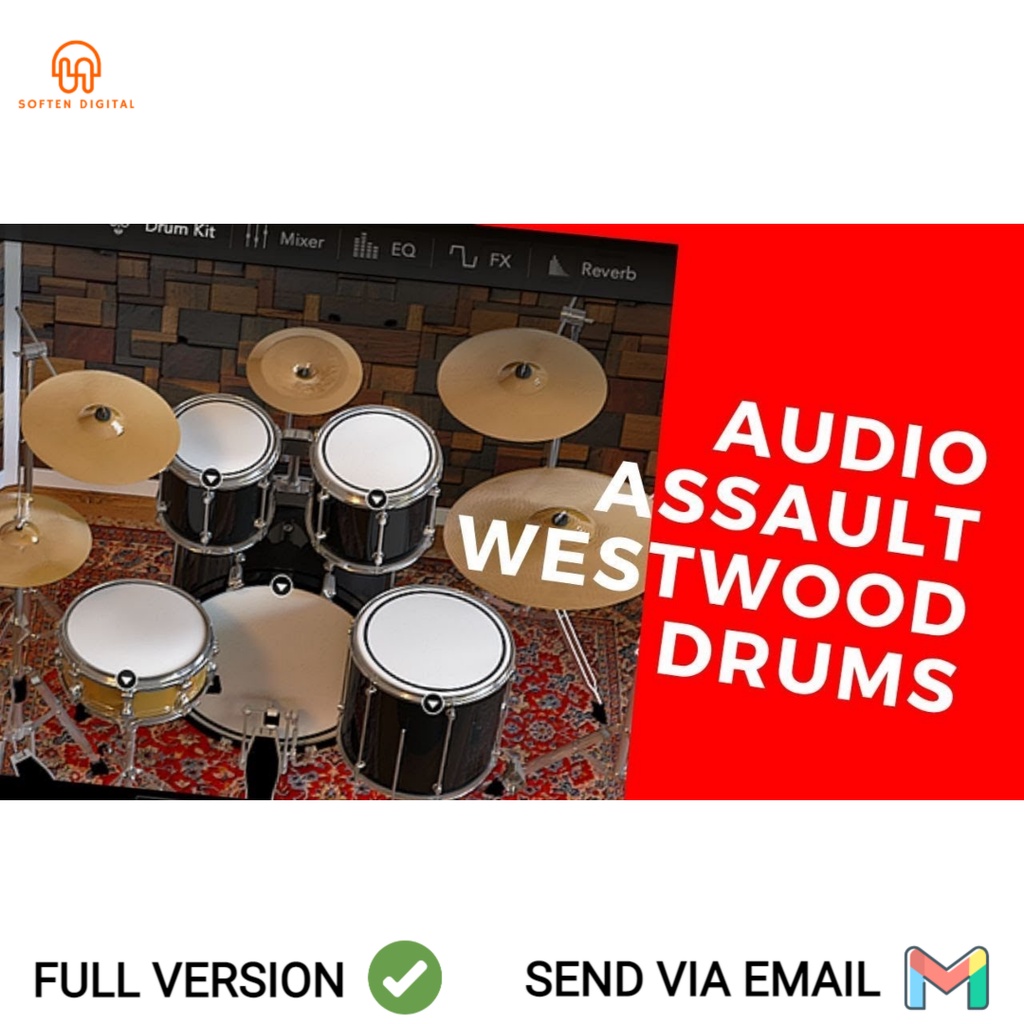 Audio Assault Westwood Drums VST Plugin Yamaha Custom Recording with Zildjian Cymbals recorded in We