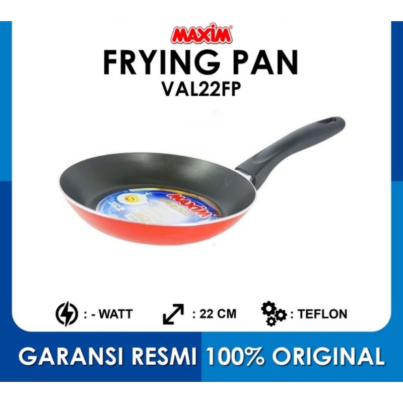 Fry Pan FryPan Valentino Maxim Teflon Wajan Penggorengan