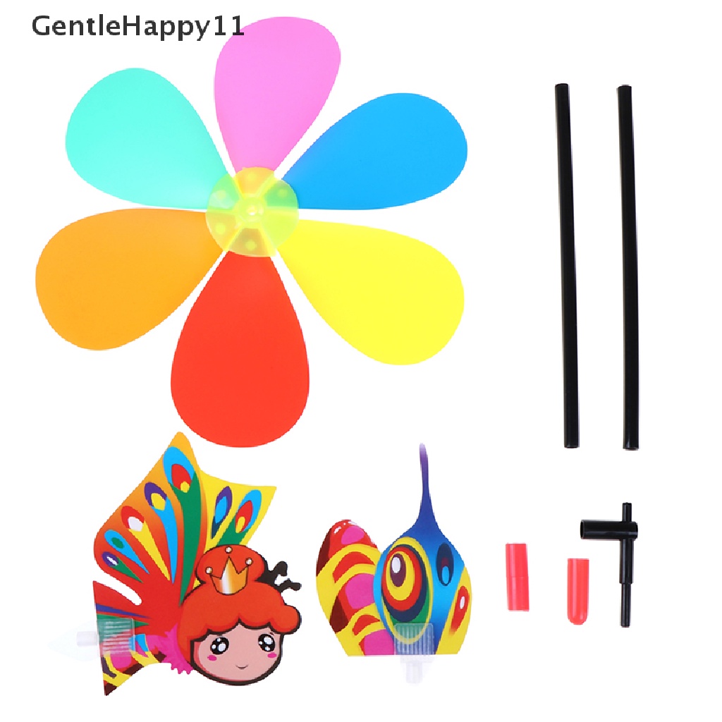 GentleHappy Colorful Cartoon Animal Windmill Wind Spinner Home Garden Yard Outdoor Decor  id