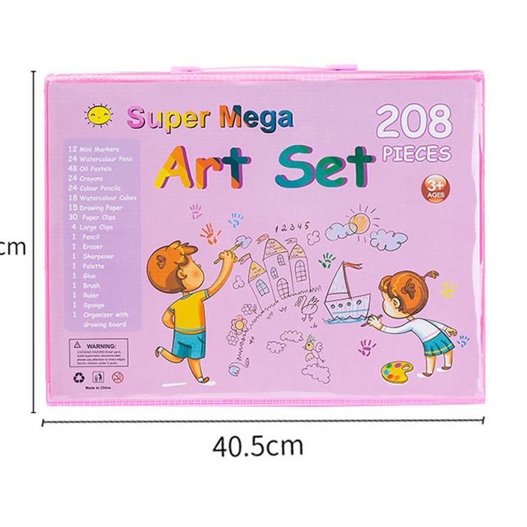 

ASY2-5NAP5 Krayon ART SET 208 PENSIL WARNA Crayon set 208pcs 208 Warna Pensil Krayon Alat Menggambar atau Mewarnai) ✽