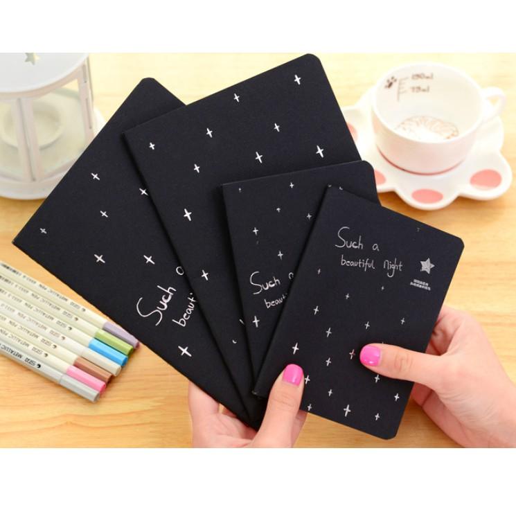

BUKU HITAM / Black Paper / Buku Kertas Hitam Polos / Black Scrap Book Hitam / Notes DIY Hitam Polos ㅻ
