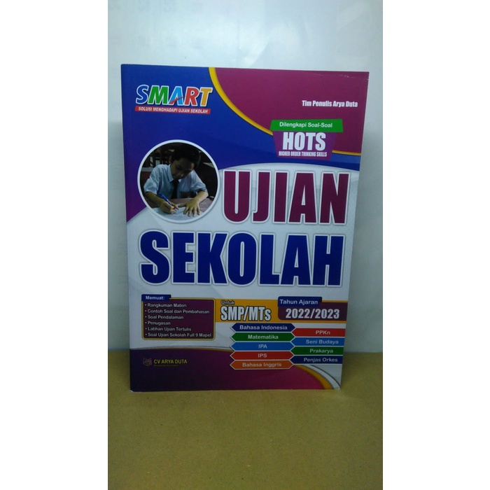 

Untuk SMP/MTs SMART/ UJIAN SEKOLAH/HOTS/TAHUN AJARAN 2022-2023/ORI