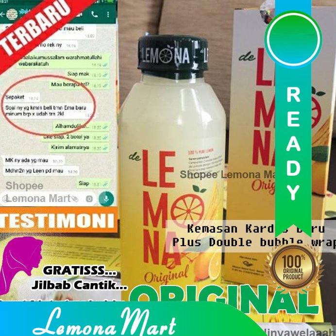 

[BAYAR DITEMPAT] Lemona ORIGINAL - 100% Sari Lemon 500 ml [LM-NH]