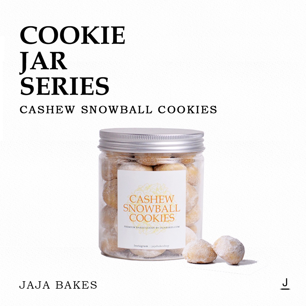 

Cashew Snowball Cookies | Kue Putri Salju Kacang Mede Premium