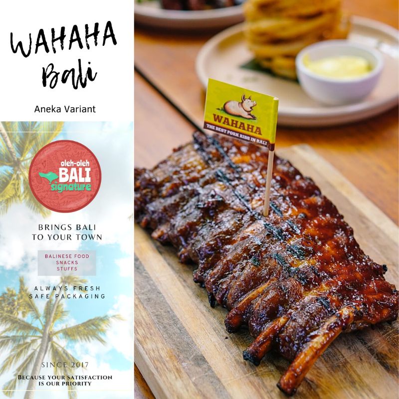 

WAHAHA Pork Ribs Bali/Pork Satay/Pork Knuckle (FRESH FROZEN PACKED)