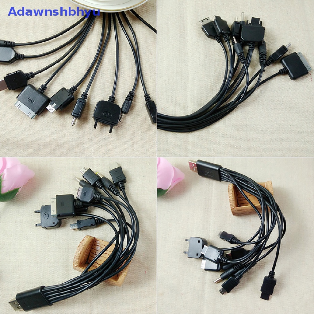 Adhyu Kabel USB Charger 10in1 al Untuk Motorola Samsung LG Kabel Data ID