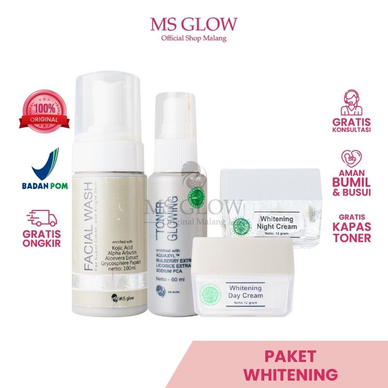 Ms glow Paket Whitening