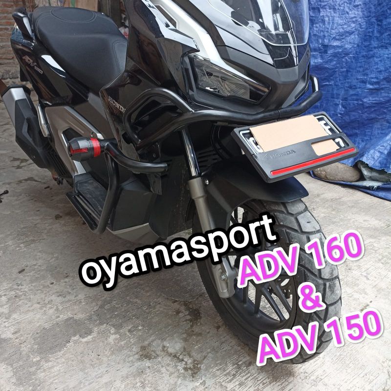 TUBULAR CRASHBAR HONDA ADV 150 &  ADV 160/ TUBULAR CRASHBAR ADV 160 SET FULL BODI