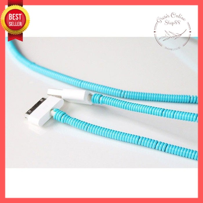 GOS -I213- Pelindung Kabel Spiral - Pelindung Kabel Charger Headset Spiral - Pelindung Kabel Data