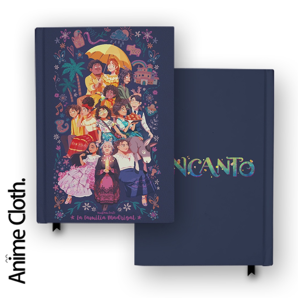 

Buku Catatan Notebook Animasi Encanto 1 Hardcover Custom Nama Diary Jurnal Agenda A5 A6
