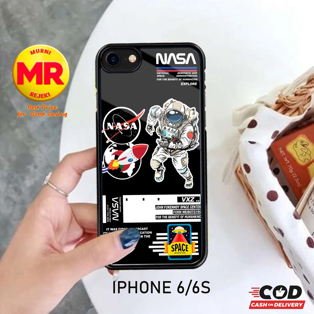 Murni Case - Case IPHONE 6 IPHONE 6S [ NASA ASTRO ] - Casing hp - Fashion Case - Case Terbaru - Case