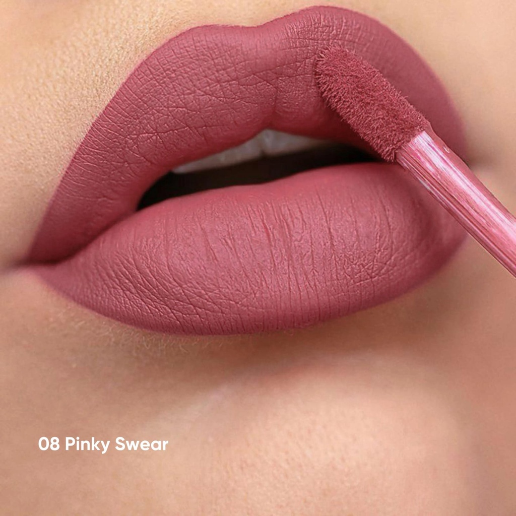 Mustika ratu beauty queen Ultraluscious matte lip cream  - 07 sweetheart pink/ 08 pinky swear/ 04 ca