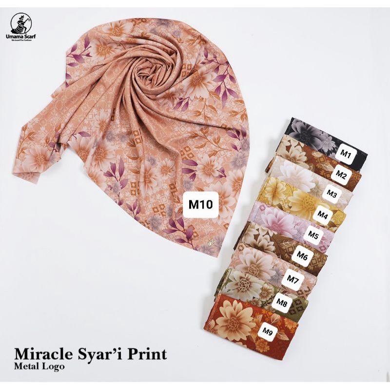 Voal Miracle Syari Motif Umama Metal Logo