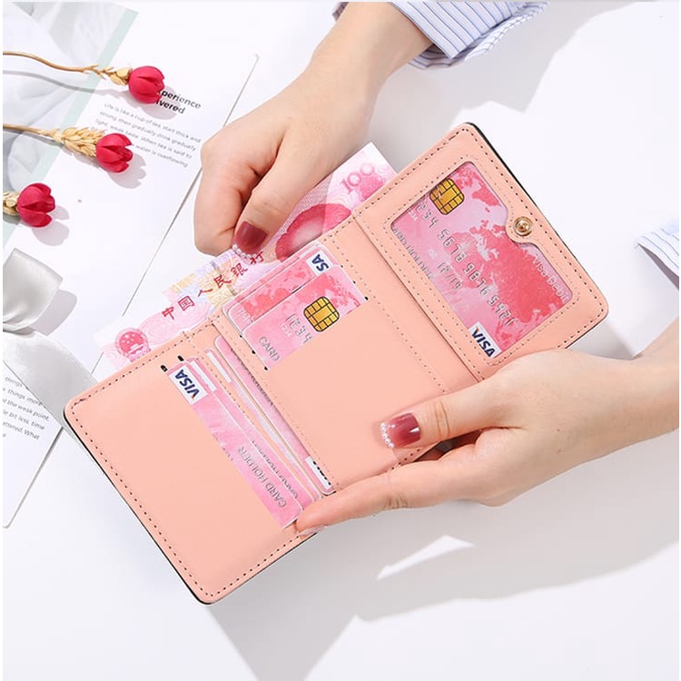 DW-06 Dompet Lipat Wanita Mini CROCO