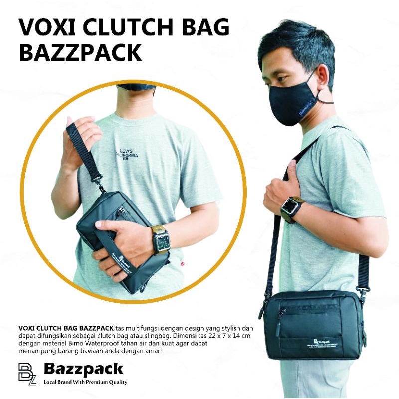 Bazzpack - Voxi Clutchbag Pouchbag Handbag Waterproof