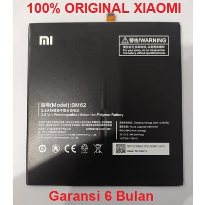 Battery Baterai Batre xiaomi Mi Pad 3 Mi Pad 3 BM 62 Original