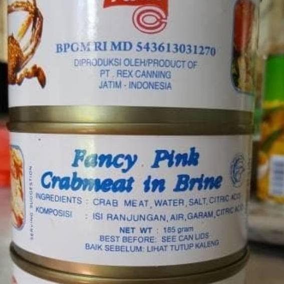 

₳ Fancy Pink Crabmeat in Brine/ Daging Kepiting Rajungan Olahan Kaleng ⇭