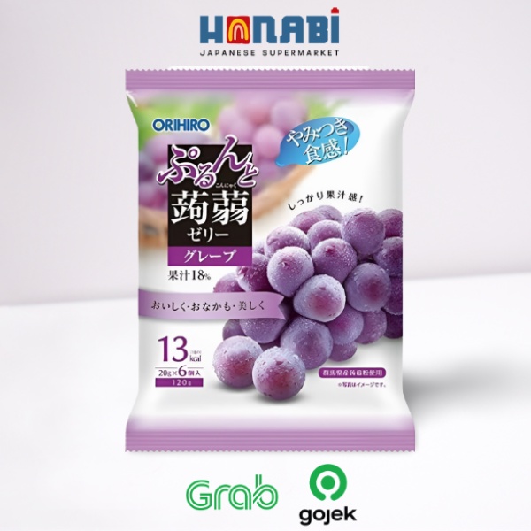 

Orihiro Grape Konyaku Jelly 120g - Jelly Rasa Anggur Made In Japan