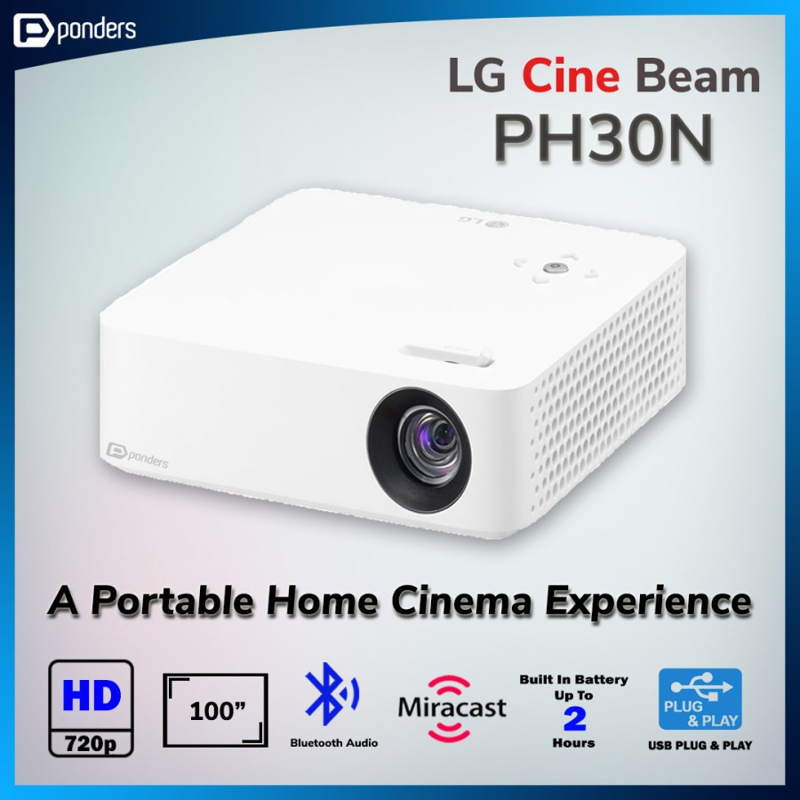 LG Projector CineBeam PH30N 250 Lumens LED HD Proyektor LG PH-30N