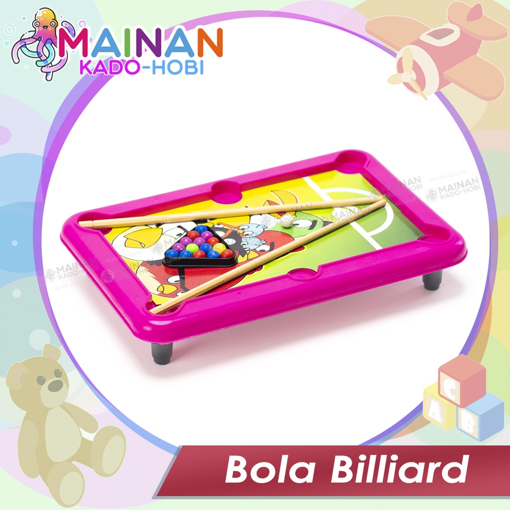 MAINAN ANAK BOLA SODOK MINI PAPAN BILLIARD BACKSPIN PORTABLE TOYS