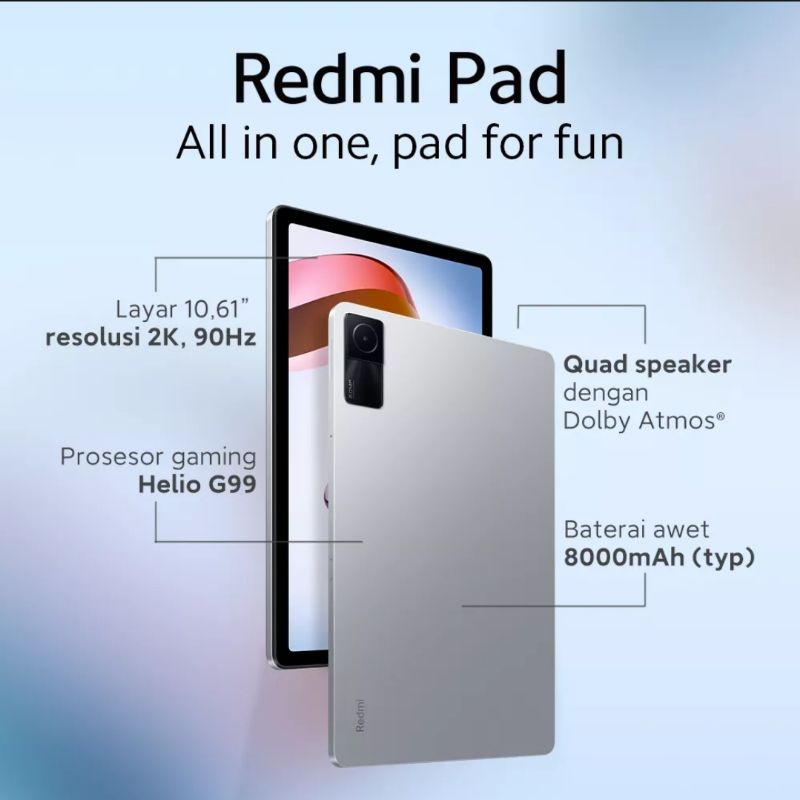 Xiaomi Redmi Pad 6/128 GB New Garansi Resmi
