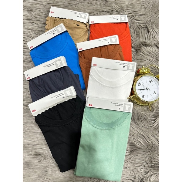 Unq cotton basic  tshirt/free Termos 150rban pembelian 6pc kaos..