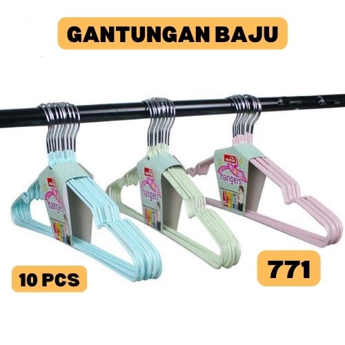 Hanger Kawat Lapis isi 10pcs OLL-757/OLL-771/OLL-759