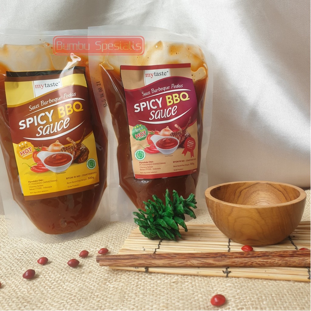 

MY TASTE - Spicy Barbeque Sauce / Saus Spicy BBQ 500gr / Barbeque//SAUS BAKARAN/SAUS INSTANT [BISA COD]