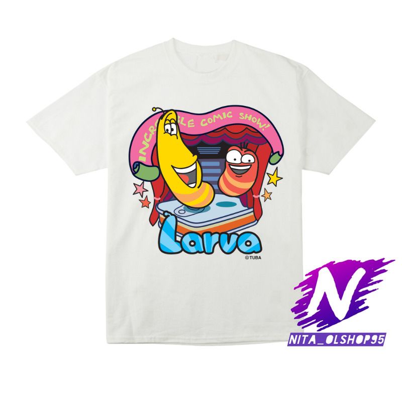 BAJU ANAK KAOS ANAK LARVA SERIAL ANIMASI
