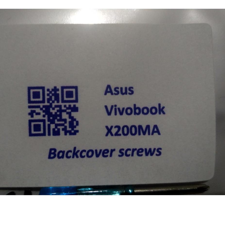 Baut Laptop Asus (Back Cover / Casing Bawah)