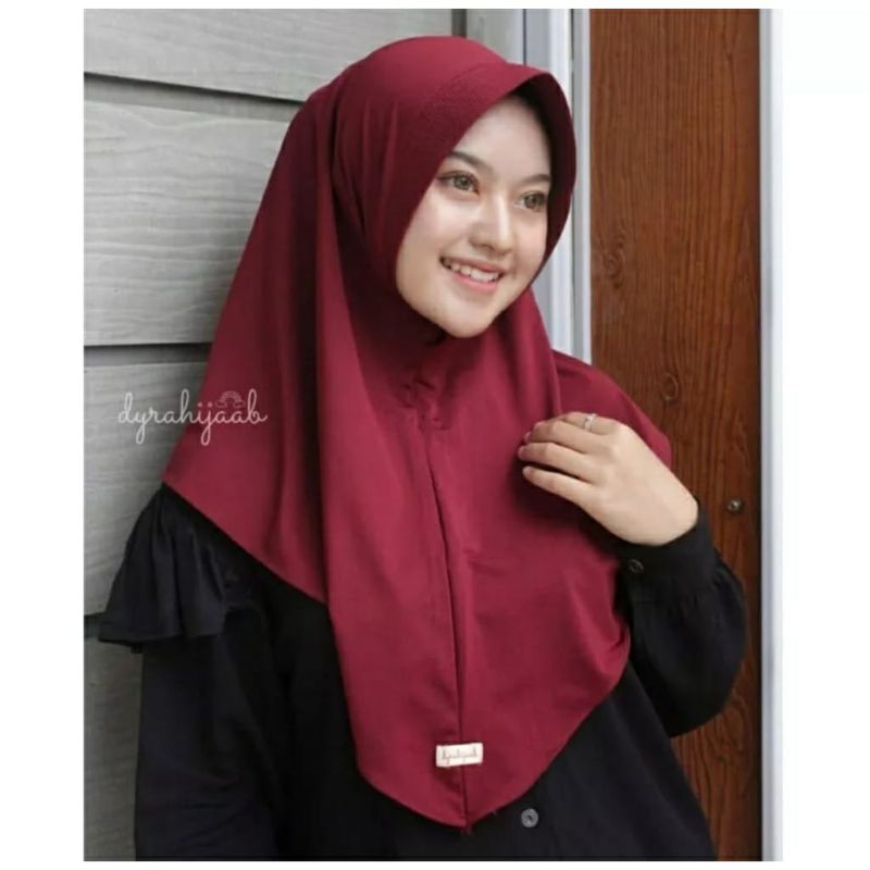 jilbab instan bergo hamidah / hijab instan jersey