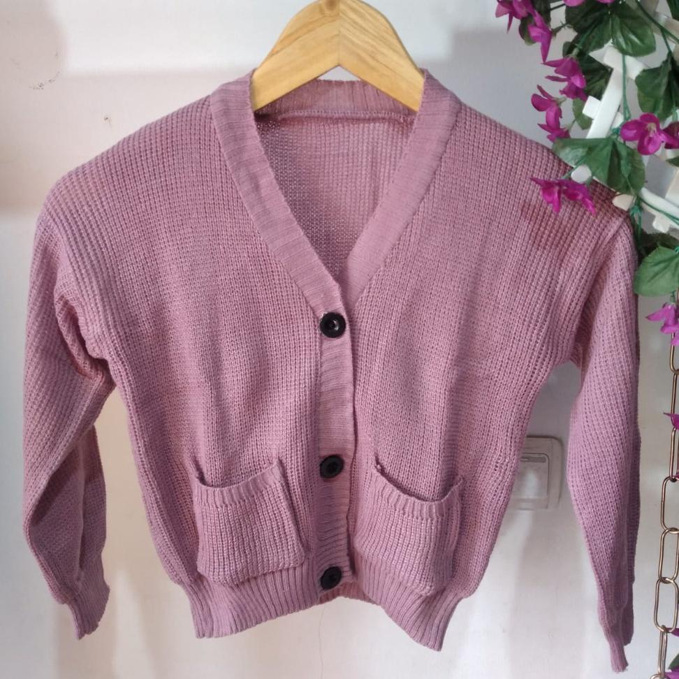 Anisa Cardigan Rajut Anak Perempuan 4 8 Tahun / Cardigan Rajut Anak Tanggung / kardigan Rajut Anak K