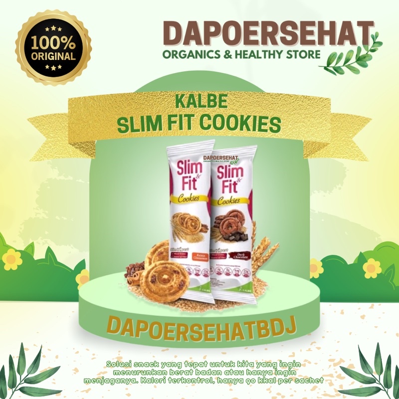 

SLIM & FIT COOKIES - Cookies diet/sehat Sachet 22gr